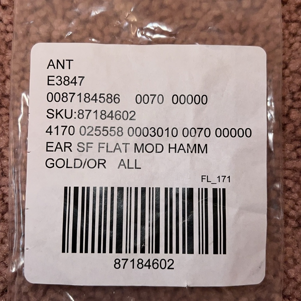 Anthropologie gold hoop earrings - Picture 3 of 4